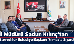 İl Müdürü Sadun Kılınç’tan Sarıveliler Belediye Başkanı Yılmaz’a ziyaret