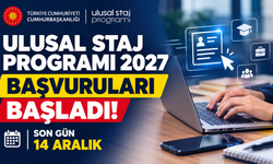 Ulusal Staj Programı 2027 Başvuruları Başladı: Son Gün 14 Aralık