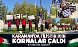 Karaman’da Filistin İçin Kornalar Çaldı: “Sessiz Kalma, Sese Katıl!”