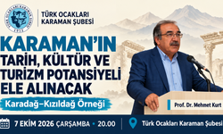 Karaman’ın Tarih, Kültür ve Turizm Potansiyeli Türk Ocakları’nda Ele Alınacak