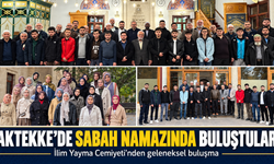 Karaman’da öğrenciler sabah namazında buluştu