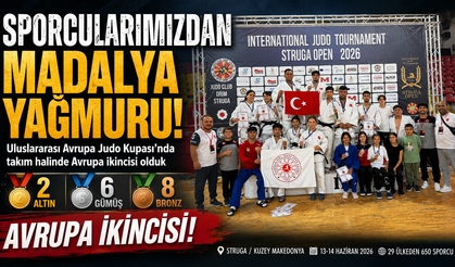 SPORCULARIMIZDAN MADALYA YAĞMURU: AVRUPA JUDO KUPASI’NDA BÜYÜK BAŞARI