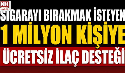 Sigarayı Bırakmak İsteyen 1 Milyon Kişiye Ücretsiz İlaç Desteği