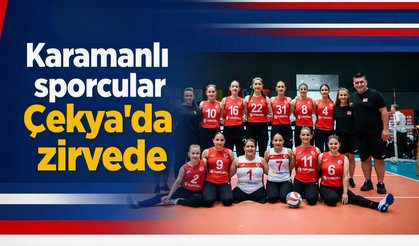 Karamanlı sporcular millî formayla Çekya’da zirveye çıktı