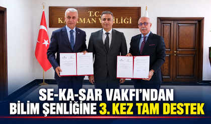 SE-KA-SAR Vakfı’ndan Bilim Şenliğine Üçüncü Kez Tam Destek
