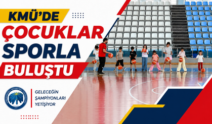 KMÜ'de Çocuklar Sporla Buluştu