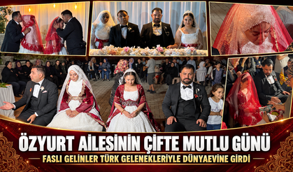 Özyurt Ailesinin Çifte Mutlu Günü: Faslı Gelinler Türk Gelenekleriyle Dünyaevine Girdi