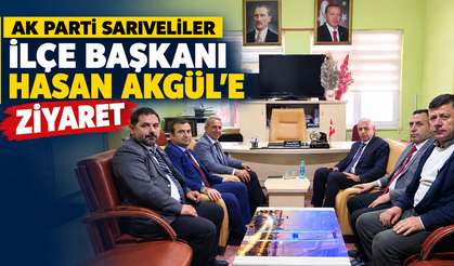 AK Parti Sarıveliler İlçe Başkanı Hasan Akgül’e ziyaret