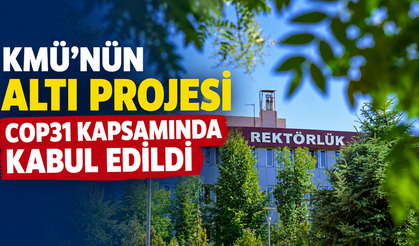 KMÜ’nün Altı Projesi COP31 Kapsamında Kabul Edildi