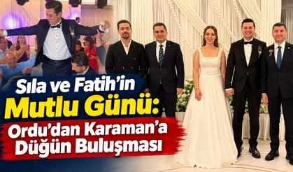 Sıla ve Fatih, Karaman’da Düzenlenen Düğünle Hayatlarını Birleştirdi