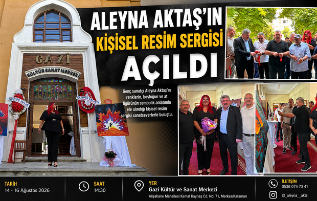 Aleyna Aktaş’ın Kişisel Resim Sergisi