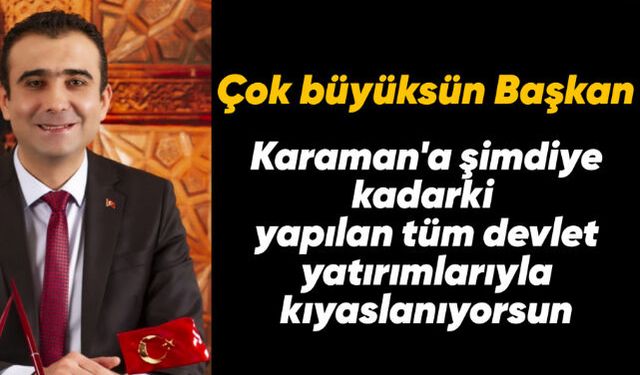 Kim Ne Yaptı Karaman İyi Bilir ! İşte Savaş Kalaycı"nın Karaman İçin Yaptıklarının Bir Kısmı