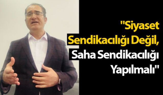 "Siyaset Sendikacılığı Değil, Saha Sendikacılığı Yapılmalı" Birlik Sağlık-Sen"den Sert Eleştiri