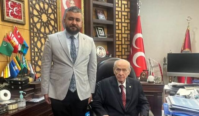 Karaman İl Başkanı GÖZEL' den  Devlet Bahçeli'ye Ziyaret