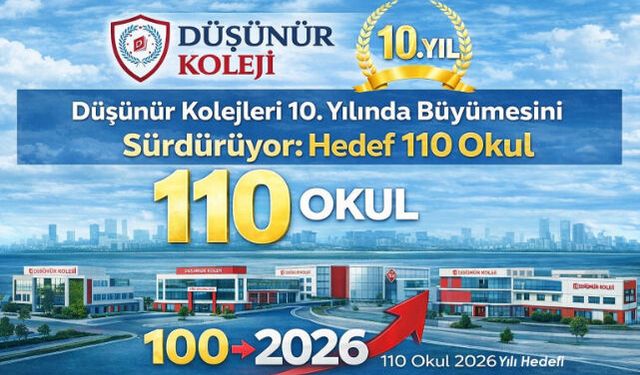 Düşünür Kolejleri 10. Yılında Büyümesini Sürdürüyor: Hedef 110 Kampüs
