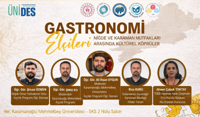 KMÜ'DE "GASTRONOMİ ELÇİLERİ" ETKİNLİĞİ DÜZENLENİYOR