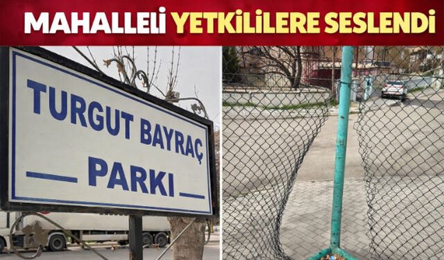 MAHALLELİ YETKİLİLERE SESLENDİ: HALI SAHA BAKIM BEKLİYOR