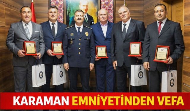 Karaman Emniyetinden Vefa!