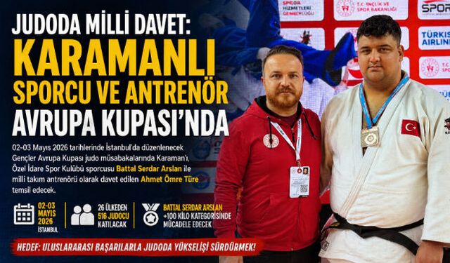 Judoda Milli Davet: Karamanlı Sporcu ve Antrenör Avrupa Kupası"nda
