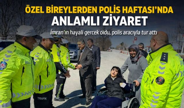 Özel Bireylerden Polis Haftası"nda Anlamlı Ziyaret