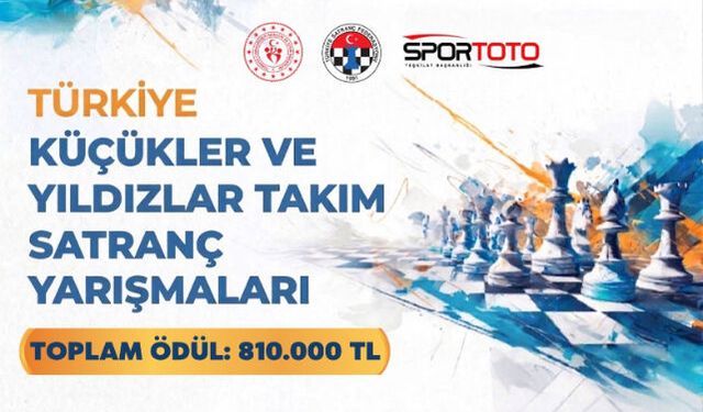 Türkiye Küçükler ve Yıldızlar Takım Satranç Şampiyonası Karaman"da Başlıyor