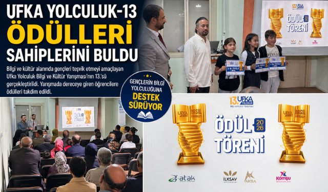 Ufka Yolculuk-13 Ödülleri Sahiplerini Buldu