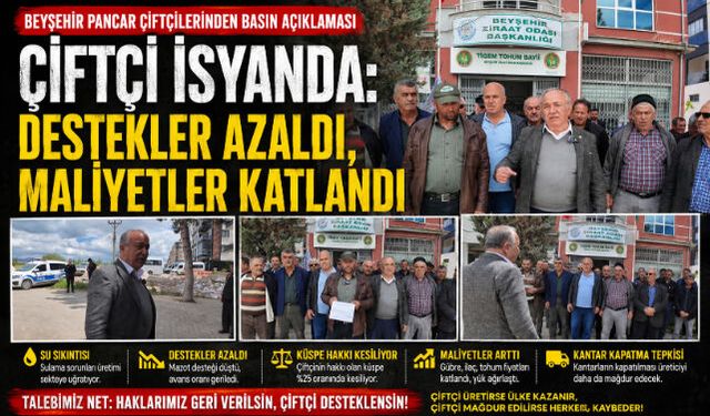 Çiftçi İsyanda: Destekler Azaldı, Maliyetler Katlandı