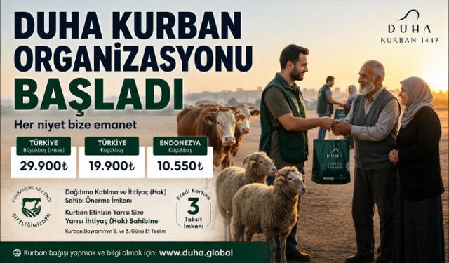 DUHA Kurban Organizasyonu Başladı