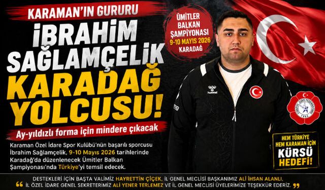 Karamanlı Milli Sporcu Balkan Şampiyonası Yolcusu