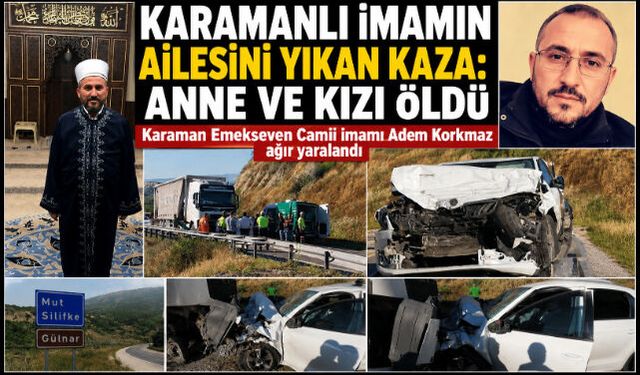 Karaman'ı Yasa Boğan Trafik Kazası