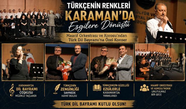 Maarif Orkestrası ve Korosu"ndan Türk Dil Bayramı"na Özel Konser