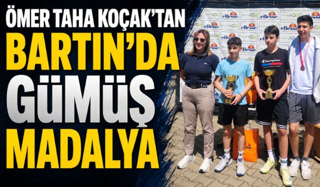 ÖMER TAHA KOÇAK'TAN BARTIN'DA GÜMÜŞ MADALYA