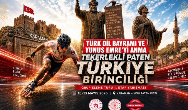 KARAMAN, TEKERLEKLİ PATEN TÜRKİYE BİRİNCİLİĞİ ELEME TURUNA EV SAHİPLİĞİ YAPACAK