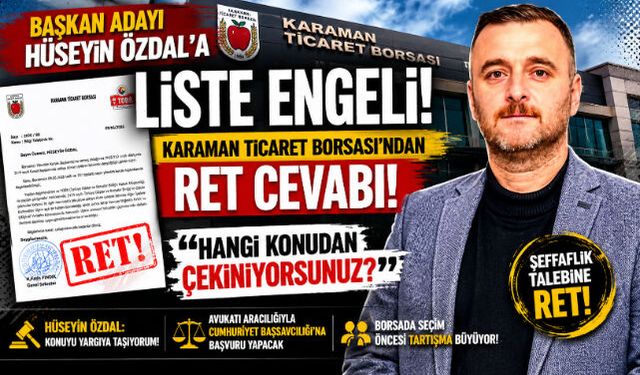Borsada Şeffaflık Tartışması: Başkan Adayına Ret Yazısı