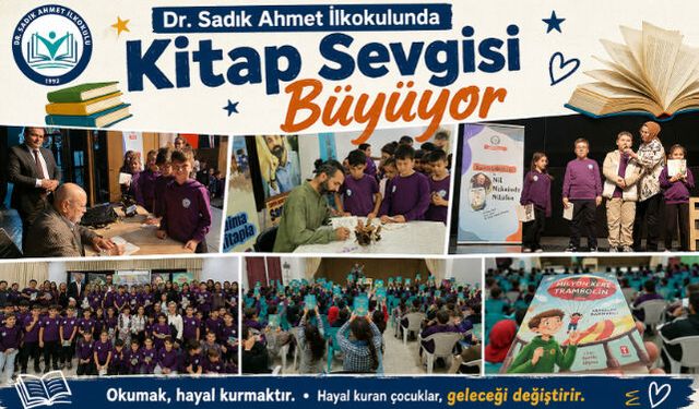 Dr. Sadık Ahmet İlkokulunda Kitap Sevgisi Büyüyor