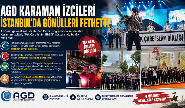 AGD Karaman İzcileri İstanbul’da Gönülleri Fethetti