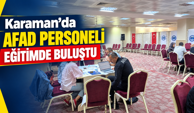 Karaman'ın 2027-2031 Risk Azaltma Planı İçin Üçüncü Çalıştay Gerçekleştirildi