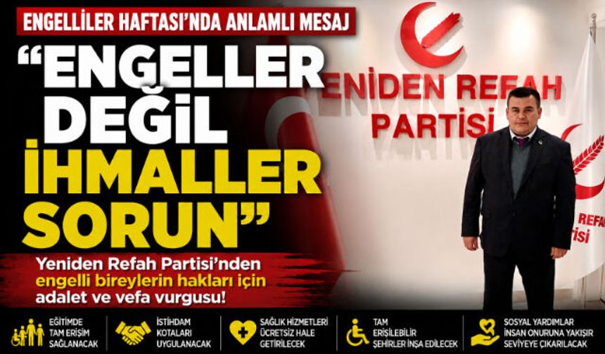 Divleli:” Engeller Değil İhmaller Sorun”