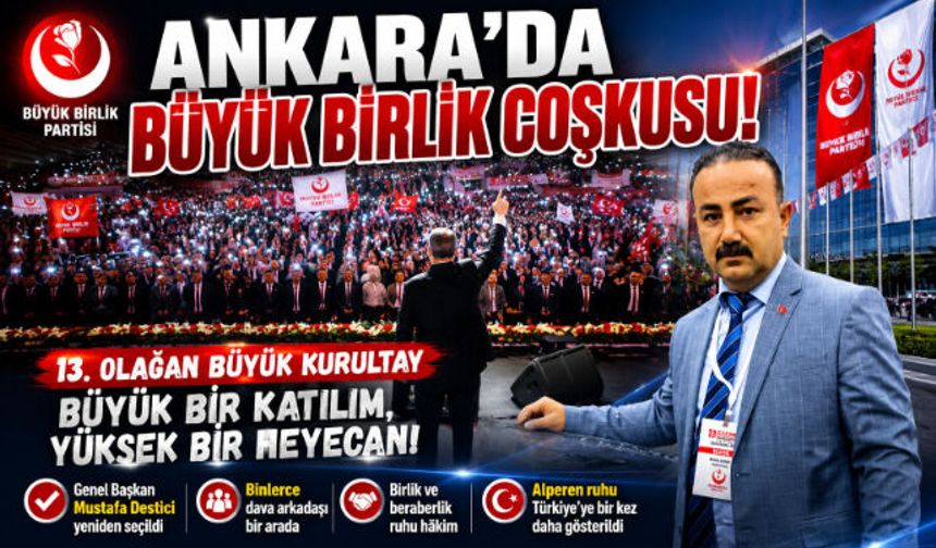 BBP Karaman İl Başkanı Mesut Soyfidan: “Ankara"da Büyük Birlik Rüzgârı Esti”