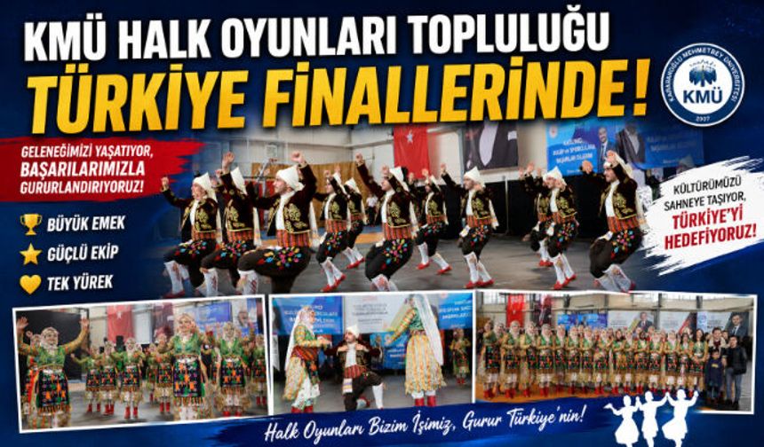 KMÜ Halk Oyunları Topluluğu Türkiye Finallerinde