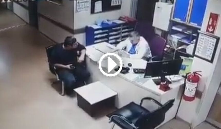 Tavandan düşen adam ve onu garipsemeyen doktor