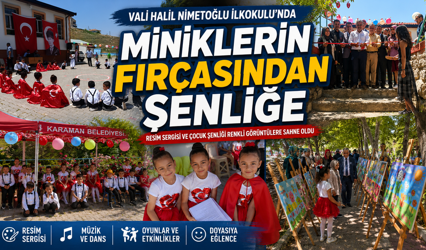 Minik Ressamların Eserleri Büyük Beğeni Topladı