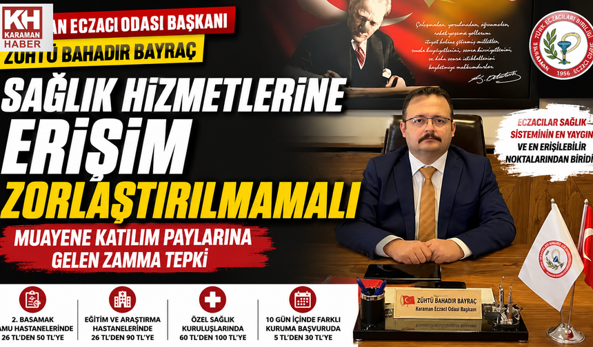 Bayraç’tan Muayene Katılım Paylarına Gelen Zamma Tepki