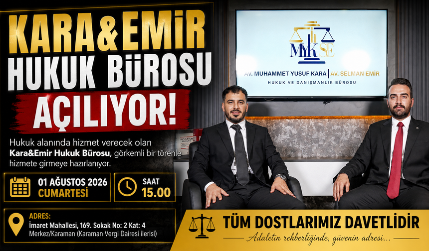 Kara&Emir Hukuk Bürosu Görkemli Bir Törenle Açılıyor