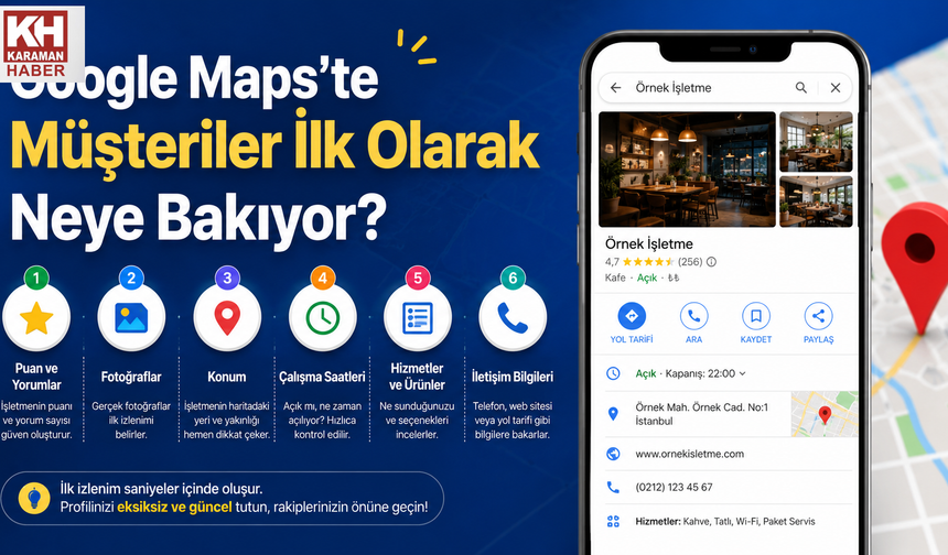 Google Maps'te Müşteriler İlk Olarak Neye Bakıyor?