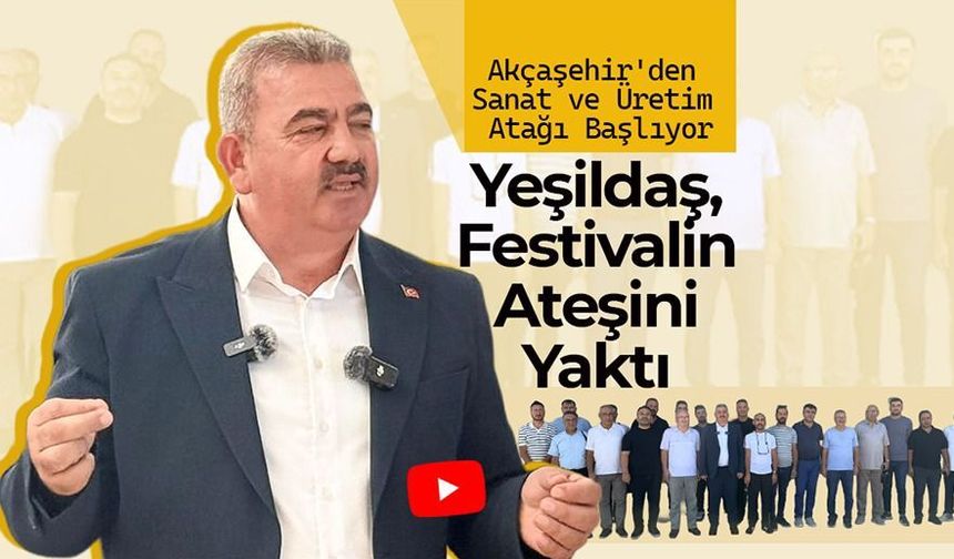 Yeşildaş duyurdu: Akçaşehir’de 600 kısa film “Altın Elma” için yarışacak