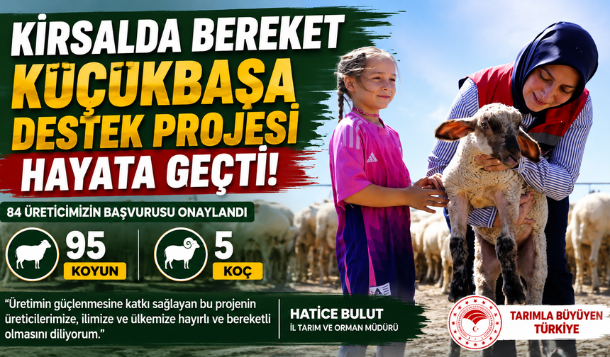 Kırsalda Bereket Küçükbaşa Destek Projesi Karaman’da Hayata Geçti