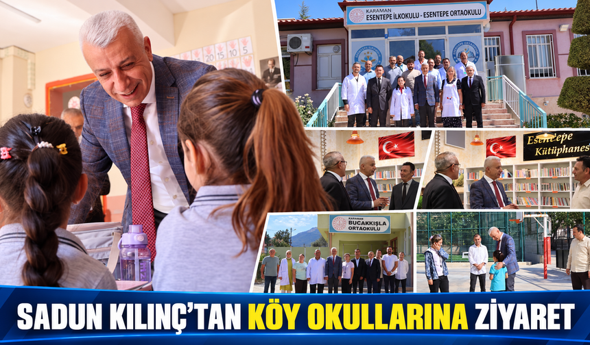 İl Millî Eğitim Müdürü Sadun Kılınç’tan Köy Okullarına Ziyaret