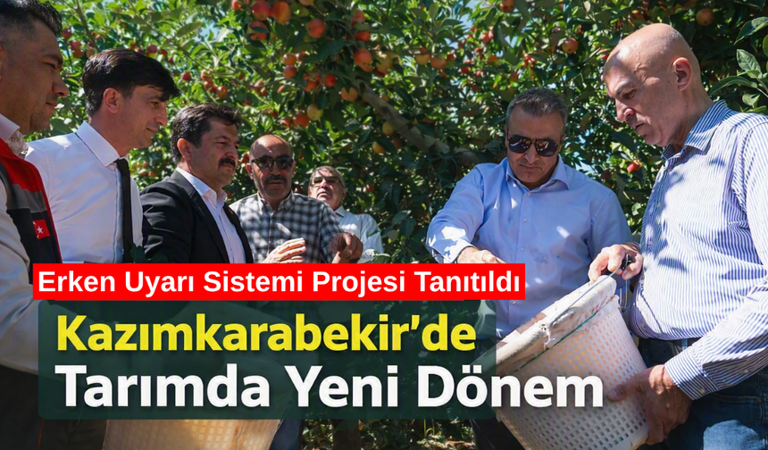 Kazımkarabekir’de Tarımda Yeni Dönem: Erken Uyarı Sistemi Projesi Tanıtıldı