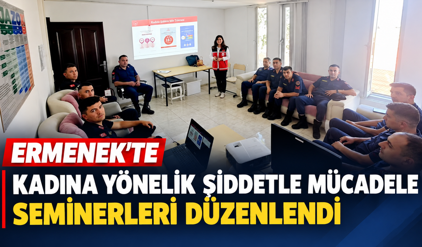Ermenek’te Kadına Yönelik Şiddetle Mücadele Seminerleri Düzenlendi